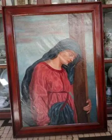 Obraz dwustronny Ukrzyżowanie i Matka Boska pod krzyżem