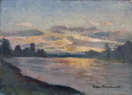 Zachód słońca nad wodą