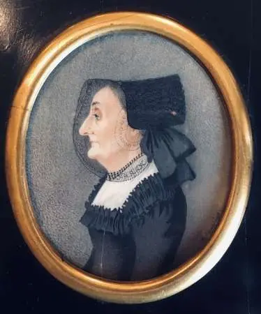 Portret Marii Seidel miniatura 
