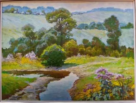 Pejzaż ze strumieniem