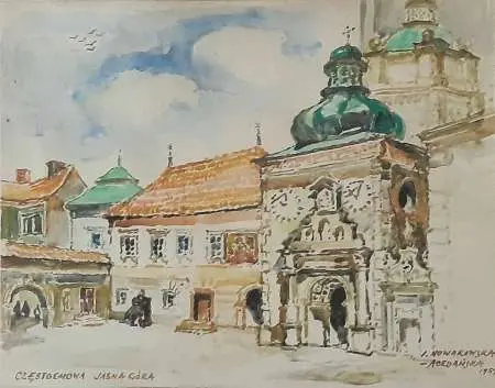 Częstochowa, Jasna Góra, 1959 r.