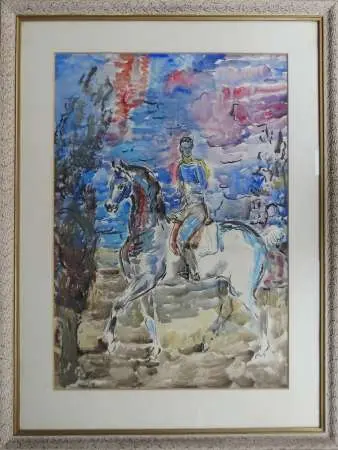 Jeździec na koniu, 1976