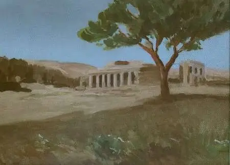 Pejzaż z ruinami antycznymi