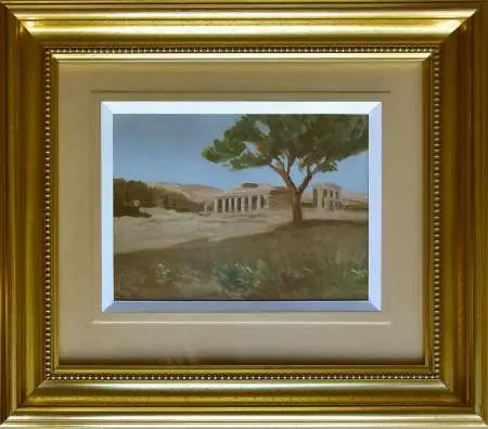 Pejzaż z ruinami antycznymi