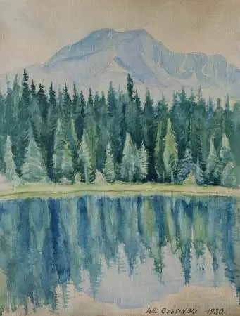 Staw Smreczyński w Tatrach, 1930