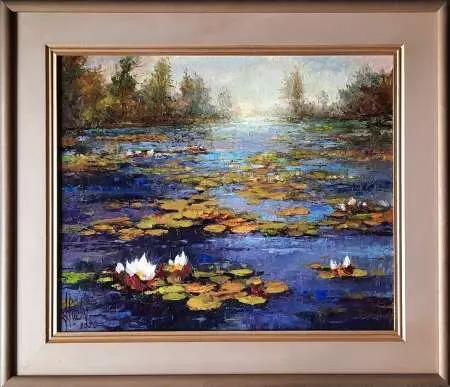 Pejzaż z nenufarami