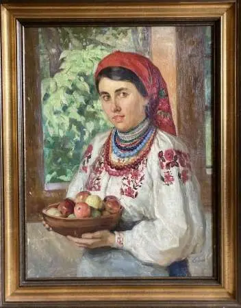 Dziewczyna w stroju ludowym