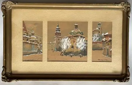 Tryptyk - Kraków zimą