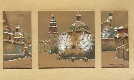 Tryptyk - Kraków zimą