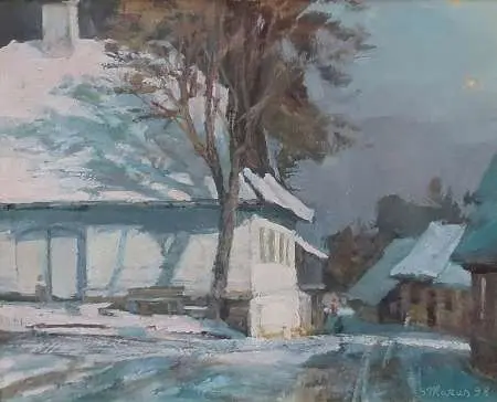 W zimowym nastroju - Lanckorona, 1998