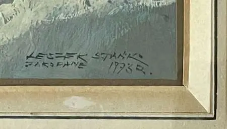 Pejzaż zimowy z Zakopanego