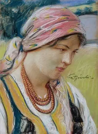 Portret młodej góralki