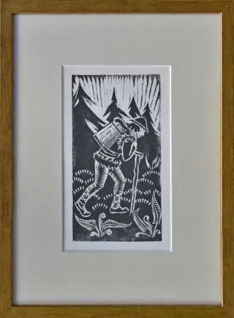 Jałowcarz niosący ceber, 1928