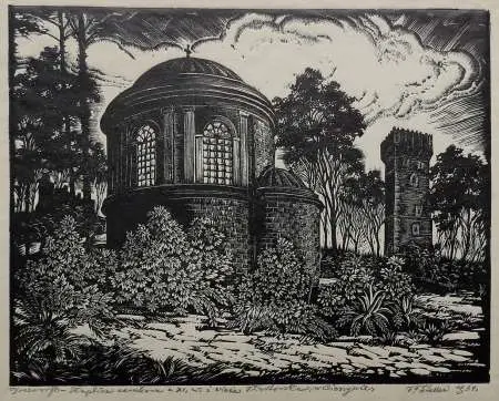 Kaplica zamkowa z XI w. i Wieża Piastowska w Cieszynie, 1934