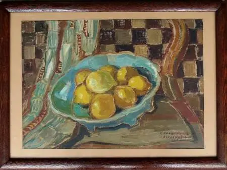 Martwa natura z cytrynami