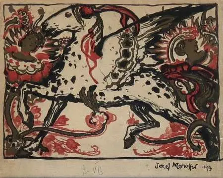 Pegaz i muzy, 1905