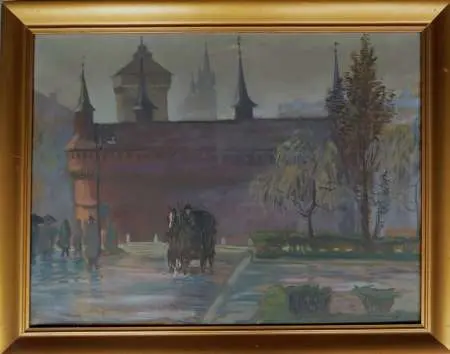 Widok na krakowski barbakan