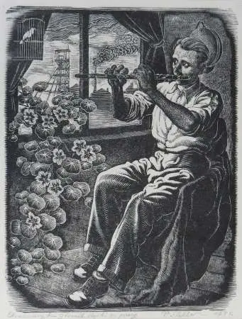 Górnik śląski po pracy