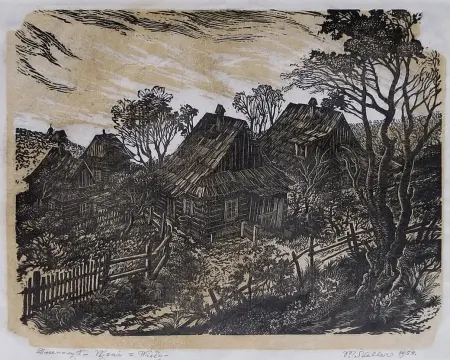 Pejzaż z Wisły, 1954