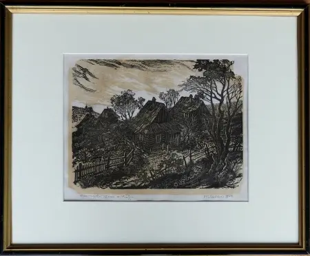 Pejzaż z Wisły, 1954