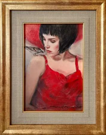 Dziewczyna z wróblem