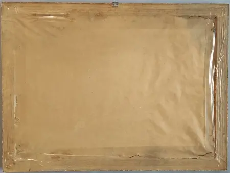 Przed kościołem - pejzaż zimowy