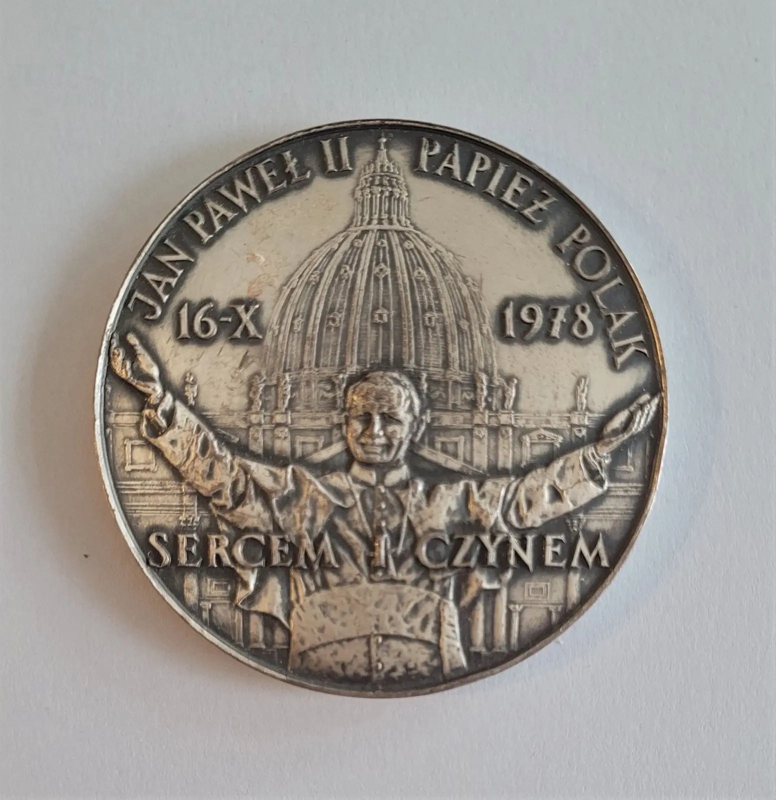 Medal JAN PAWEŁ II PAPIEŻ POLAK SERCEM I CZYNEM 16-X 1978