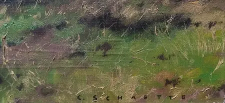 Pejzaż z wiatrakiem