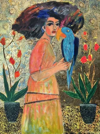 Dziewczyna z papugą