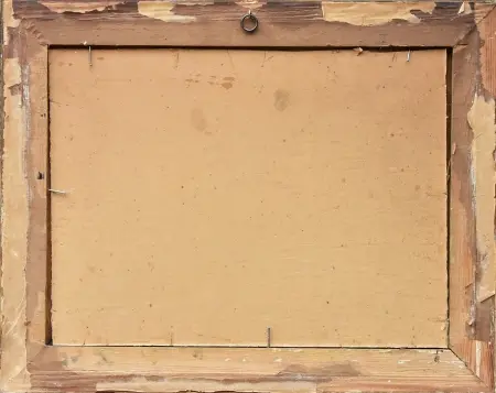 Ułan z koniem przy ognisku, 1937