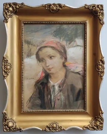 Portret młodej góralki