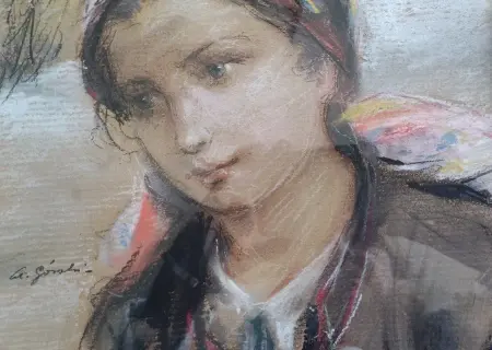 Portret młodej góralki