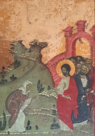 Ikona Jezus z Apostołami przy bramie 