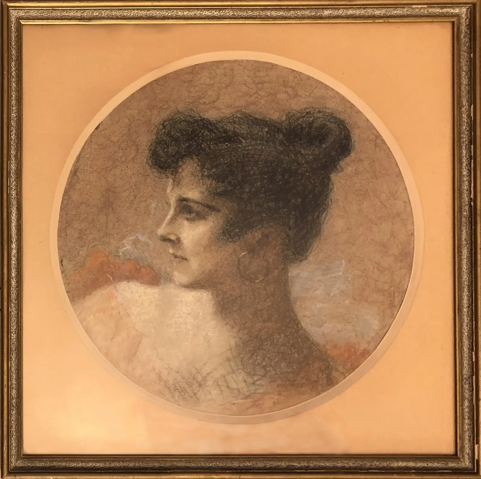 Portret kobiety z profilu