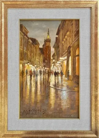 Floriańska po deszczu