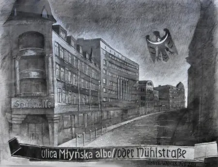 Ulica Młyńska albo/oder Mühlstrasse, 2001