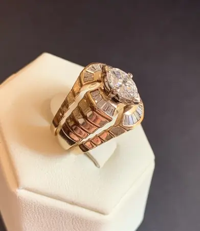 Pierścionek z brylantami