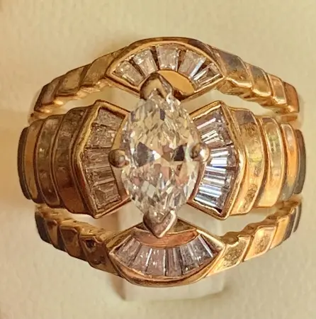 Pierścionek z brylantami