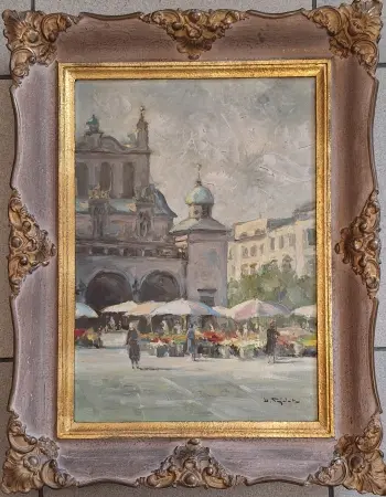 Krakow Rynek Główny i Sukiennice