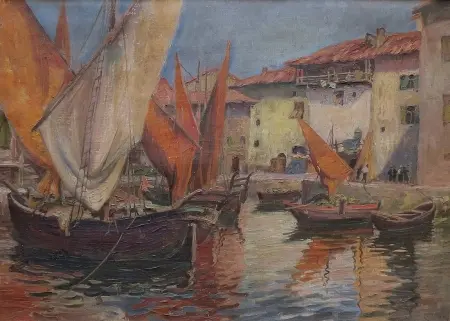 Port w Chioggi koło Wenecji