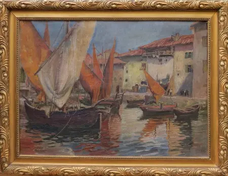 Port w Chioggi koło Wenecji