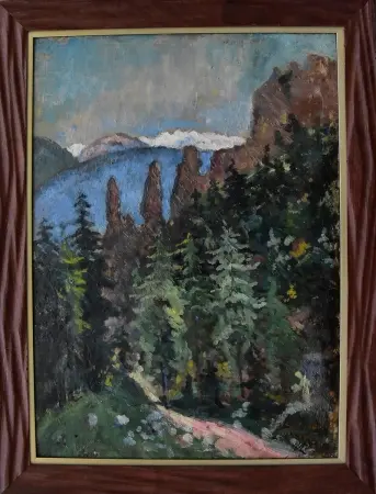 Kominy w Dolinie Strążyskiej, 1928