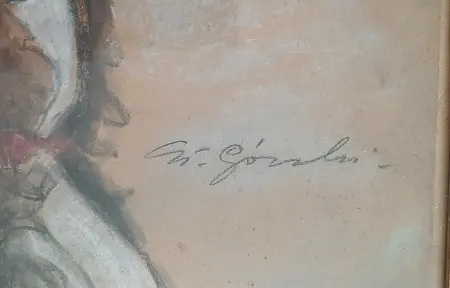 Portret górala z fajką