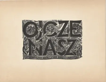 Ojcze nasz. Jedenaście drzeworytów Krystyny Wróblewskiej, 1950