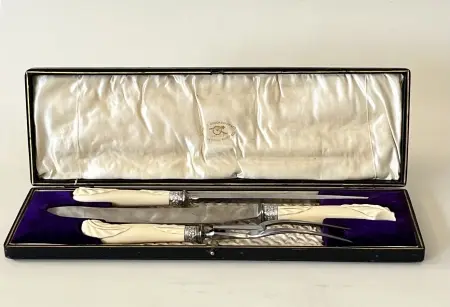 Zestaw sztućów do dziczyzny Abram Brooksbank 