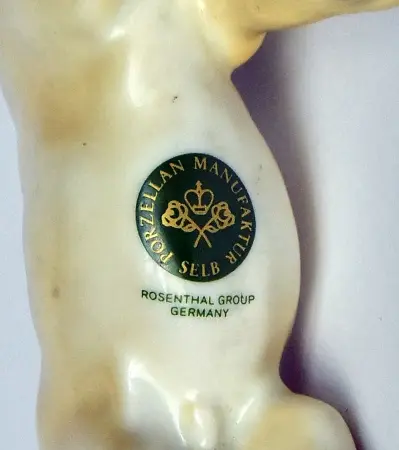 Figurka Osiołek Rosenthal, po 1975