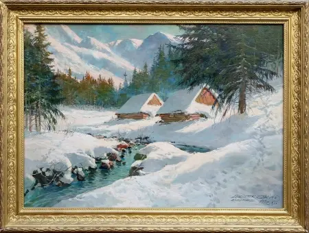 Zimowy pejzaż tatrzański, 1993