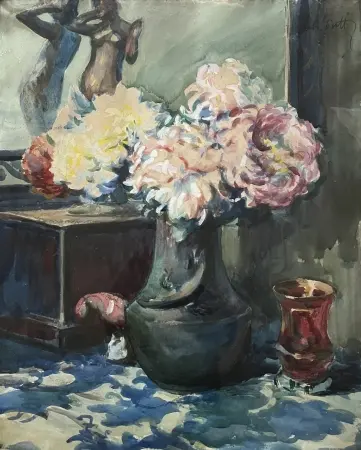 Chryzantemy w wazonie