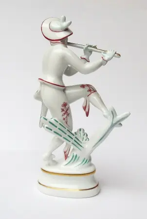 Figurka Muzykant. Spielmann, M. Fehr, Hutschenreuther, ok. 1930