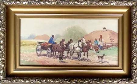 Furmanka przed chatą